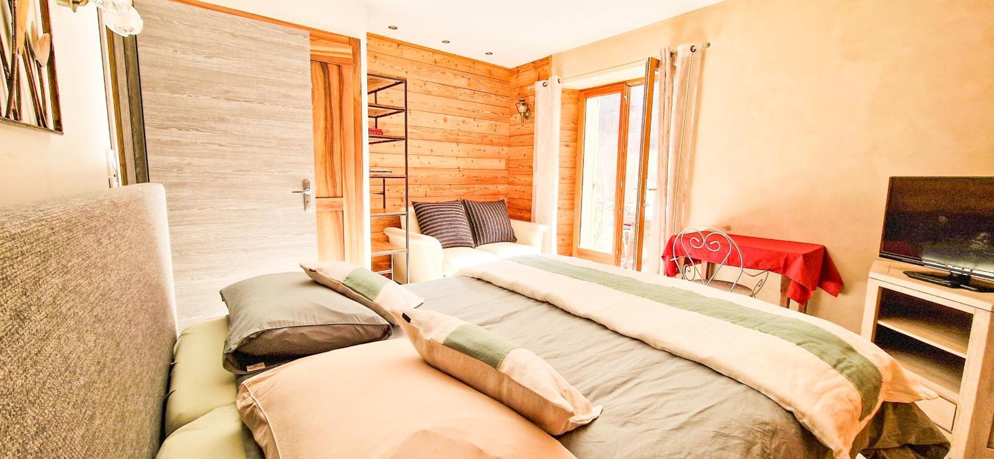 Les Clarines Perceneige - Chambre D'Hotes Vue Sur Montagne & Spa Saint-Jacques-en-Valgodemard Eksteriør bilde